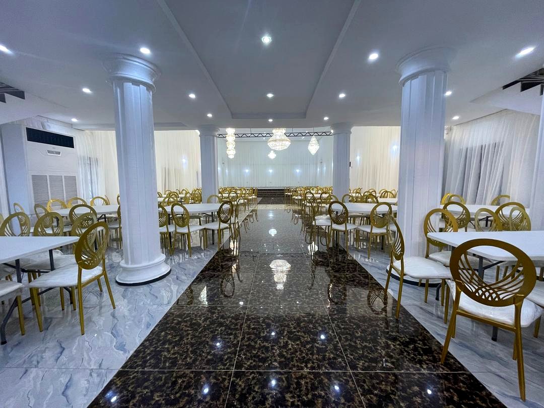 The Grand Imperial event hall dressed for a reception